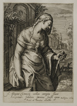 Frau mit dem Blutfluss