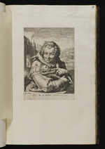 Narr, einen Stab haltend