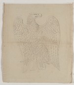 Entwurf zu einem Adlerornament, Aufriß