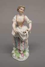 Figur: Geflügelhändlerin/Gärtnerin