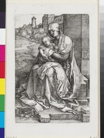 Maria mit dem Kind an der Mauer