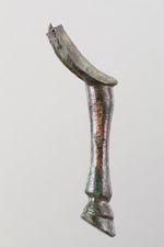 Griff in Form eines Pferdefußes