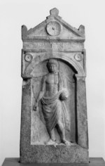 Grabrelief des Herodios an seinen Sohn