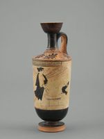 Weißgrundige Lekythos mit Nike am Altar