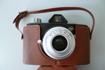 Fotoapparat Agfa Click-I in Hülle