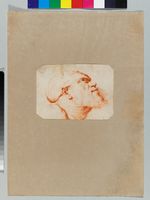 Kopie eines Stiches nach dem Kopf des Bettlers aus dem Altarbild  "Hl. Martin teilt seinen Mantel"  in der Sint-Martinuskerk, Zaventem, sowie in der Royal Collection in Windsor Castle