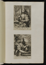 22 | Portraits numerotées de six femmes du Nouveau / Testament: /
1 la Pécheresse dans la maison de Pharisien: ... / 2 la Samaritaine ... | J. Sanredam sc. R. de. Baudous exc. / ___,,___