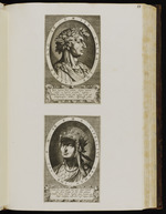 88. | Galba. / Vitellius in rundem Format mit den Namens Inschriften; unter / jedem 4. lat: Verse.