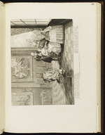 Eine Dame bei der Toilette und ein Priester