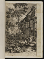 Gehöft mit der Vertreibung Hagars durch Abraham