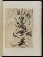 Eine von Soldaten gefangene Frau wird von einem Mann befreit