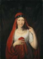 Porträt Kurprinzessin Auguste von Hessen-Kassel