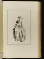 Junge Frau mit Hut, nach rechts gewandt