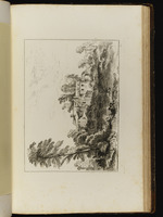 Landschaft mit Häusern an einem Fluss