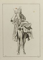 Mann und Frau auf einem Pferd