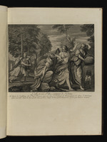 Lot und seine Töchter fliehen aus Sodom