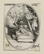 Die Hl. Opportuna, Jungfrau