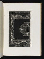 Kaminentwurf mit einbeinigen Löwenköpfen