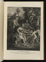 Die Heilige Familie mit traubenbringenden Putti