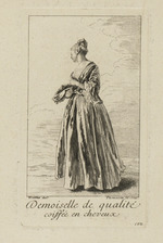 Fräulein von Rang ohne Kopfbedeckung