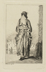 Frau in Rückansicht