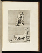 Statuen des jungen Herakles und einer Hirschkuh