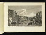 Ansicht des Canal Grande mit den Palazzi Grimani und Foscari
