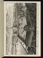 Prospect der Haupt Entrée mit dem Vorhoff