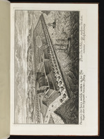 Prospect der Insul welche mitten in der See lieget, oder die sogenannte Adolphus Burg