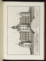 Facade von dem Hochfürstl. Schloße zu Eutien wie selbiges gegen Abend anzusehen