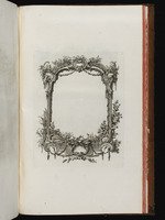 Rahmen mit Muschelornamenten und Blumen