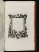 Rahmen mit Attributen des Apoll