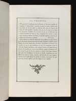 Text zum Stich "Die Toilette", mit Vignette