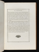 Text zum Stich "Das Boudoir", mit Vignette