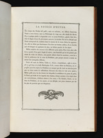 Text zum Stich "Der Winterabend", mit Vignette