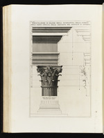 Gebälkstudie der Porticus der Ottavia