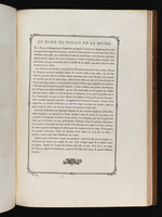 Text zum Stich "Die Hofdame der Königin", mit Vignette