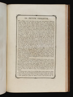 Text zum Stich "Die kleine Toilette", Seite 1