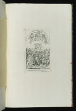 Maria mit Kind und dem Johannesknaben, flankiert von den Heiligen Franziskus und Klara, darunter die Heilige Ursula mit ihren Gefährtinnen