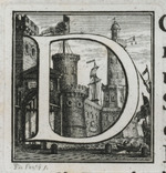 Initiale D mit Leuchtturm