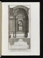 Seite der vorgenannten Kapelle mit einer Büste des Kardinal Fausto Poli