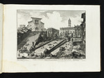 Ansicht der Treppen zum Kapitolsplatz und zu S. Maria in Aracoeli