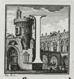 Initiale I mit Brücke
