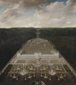 Blick vom Schloßbau zum Oktogon (Nr. 7)