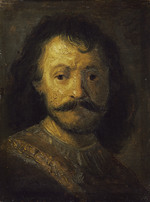 Büste eines Mannes mit goldener Kette